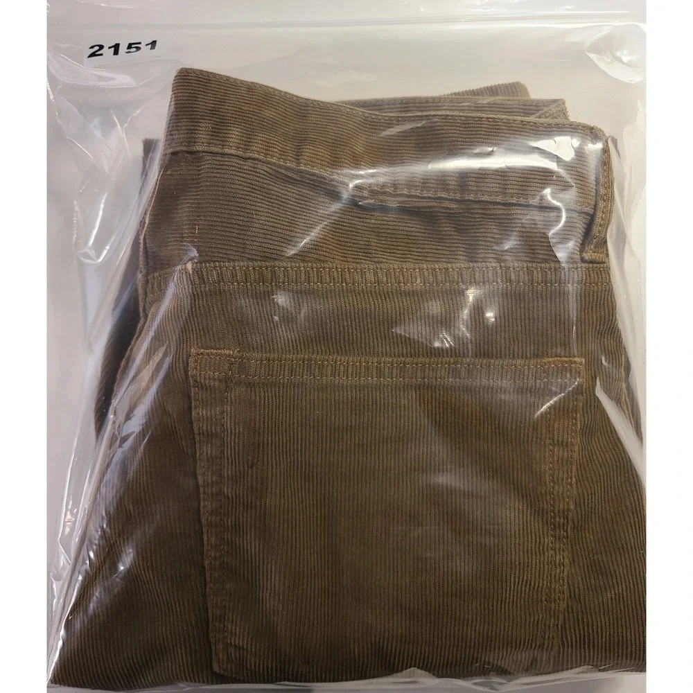J. Crew 770 Straight Fit Corduroy Pants Men's 32x32 Brown Fine Wale 5-Pocket